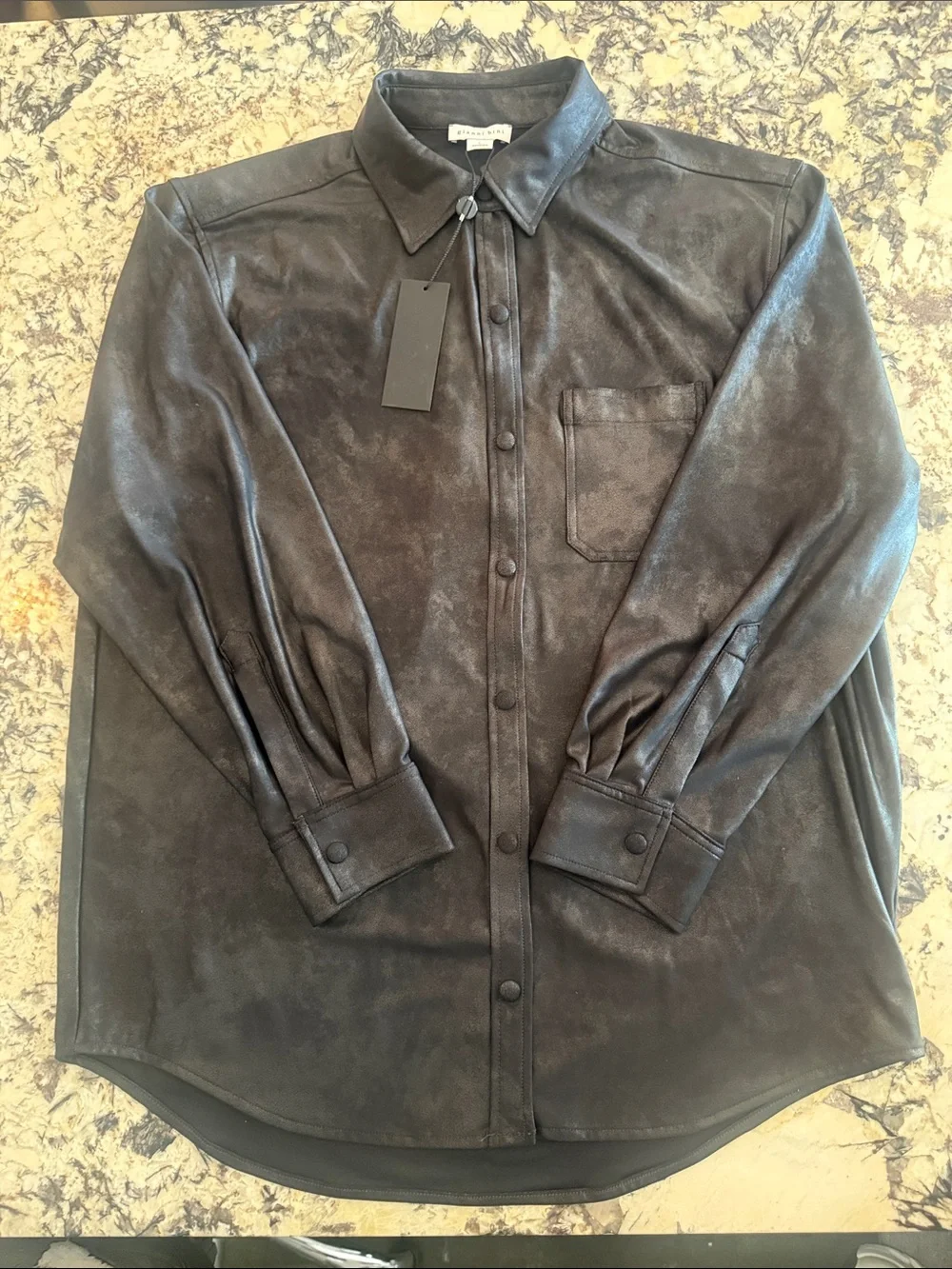 Gianni Bini faux leather shacket..Brand New With Tags -Retails $149.00_7